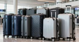 top replaceable wheel luggage