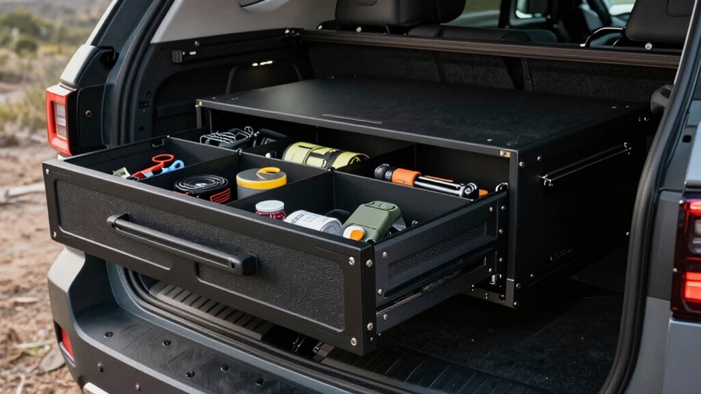 top suv overlanding storage drawers