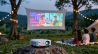 top travel outdoor projectors