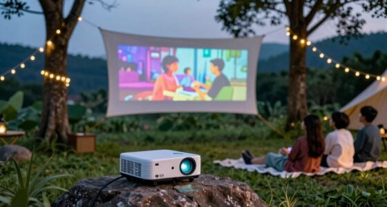 top travel outdoor projectors