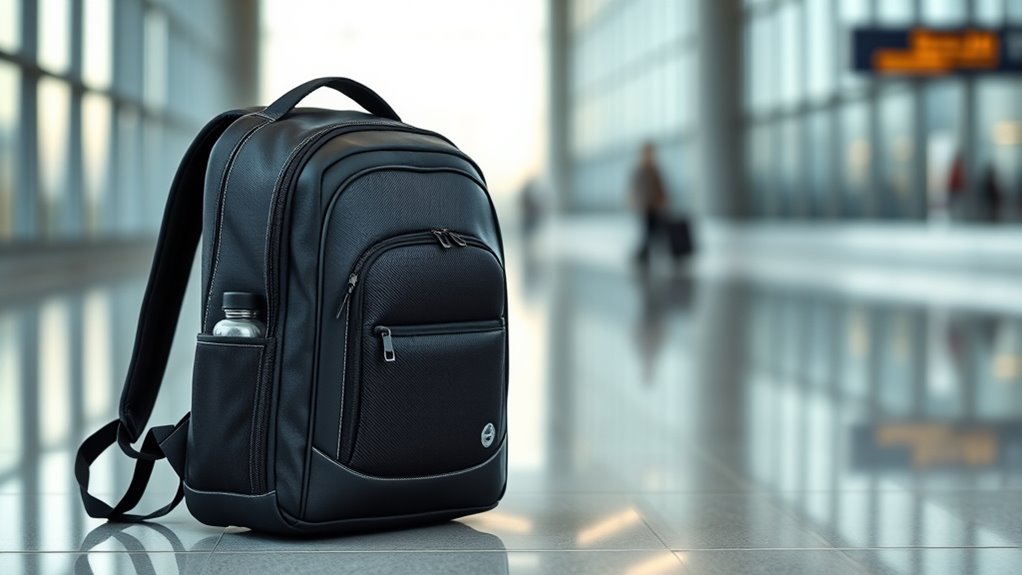 travel backpack size and features