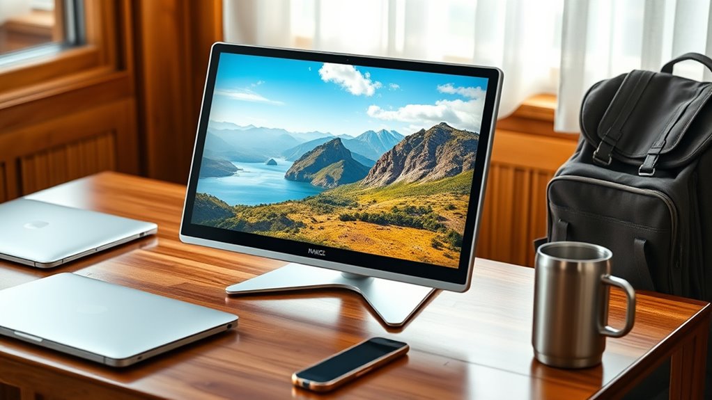 travel friendly portable monitor features