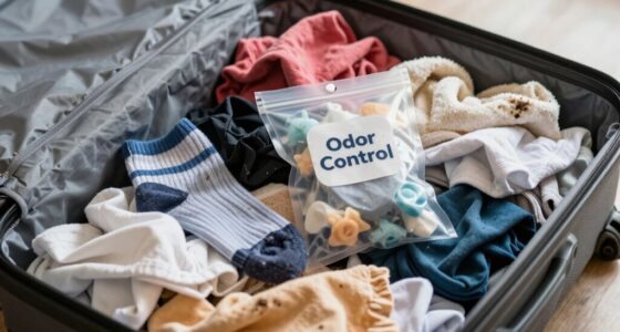 travel laundry odor containment