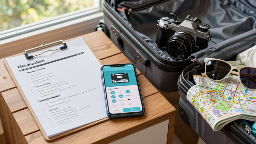 travel packing and organization