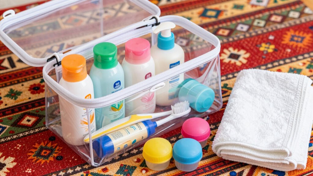 travel toiletries streamline family packing