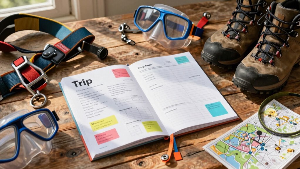 trip customization for adventures