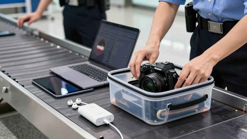 turn off devices before screening