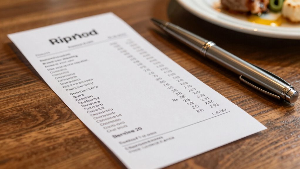 understanding tips and charges