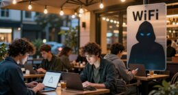 unsafe public wi fi practices