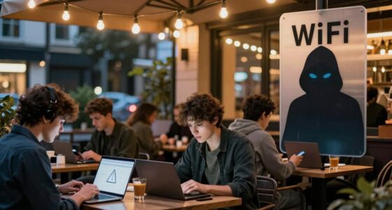 unsafe public wi fi practices