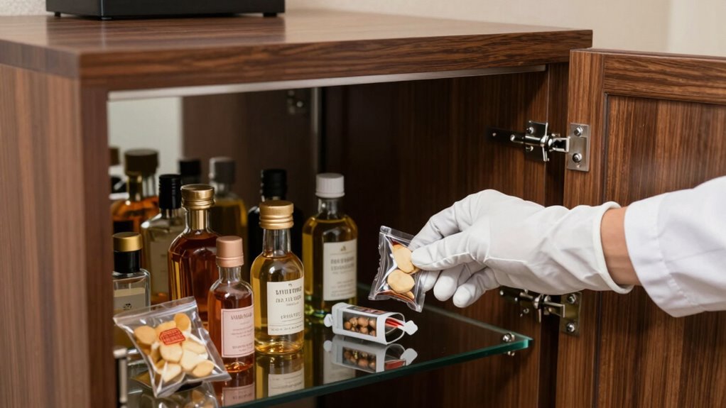 use minibar discreetly and responsibly