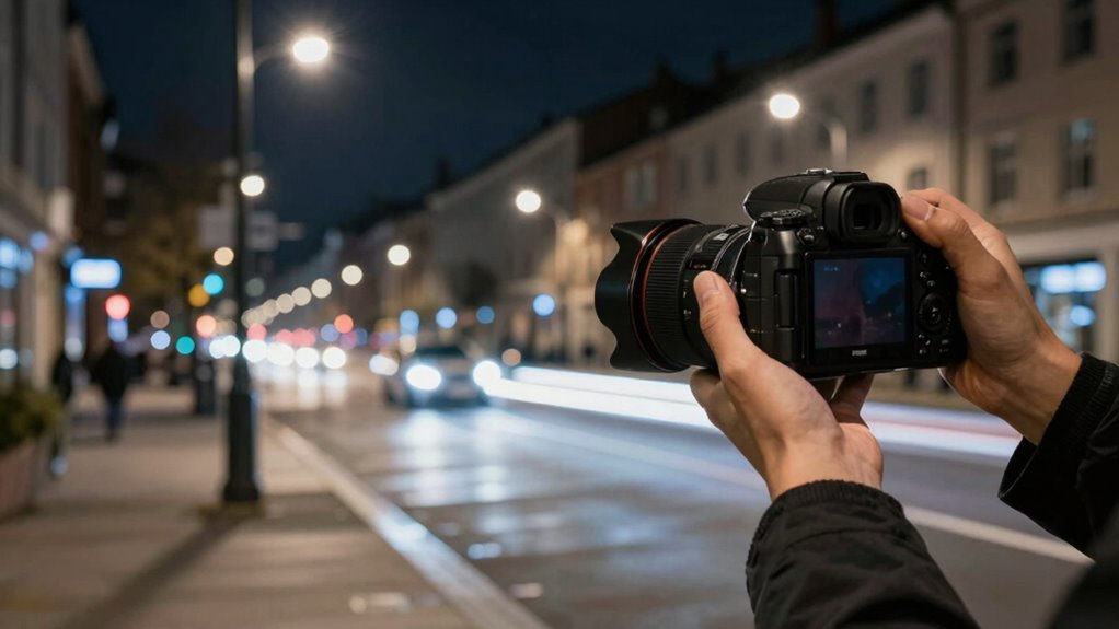 use tripod for sharpness