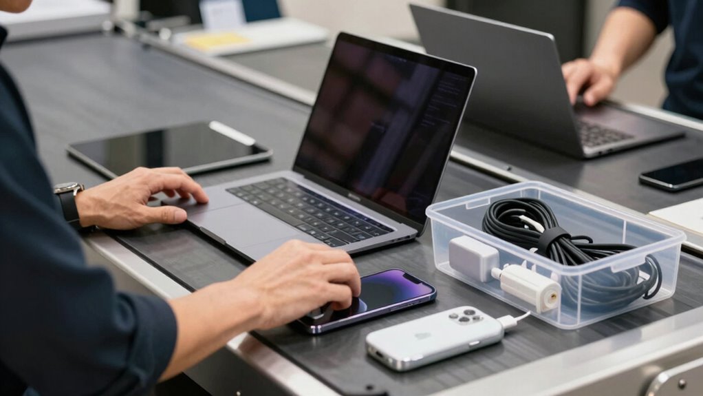 verify electronics before security