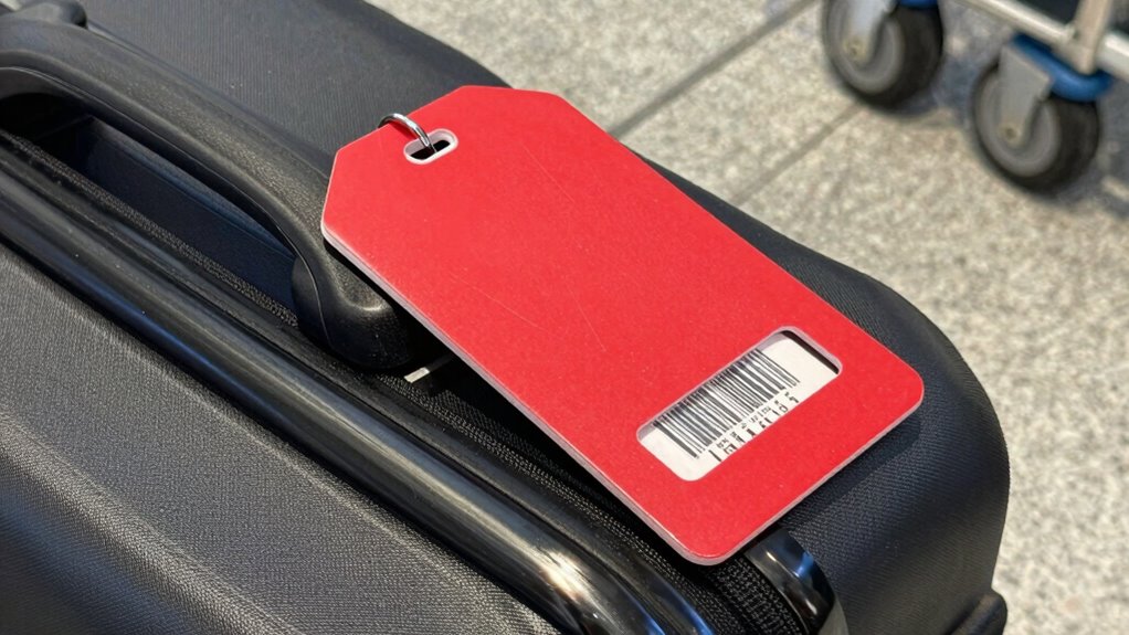 visible and legible baggage tags