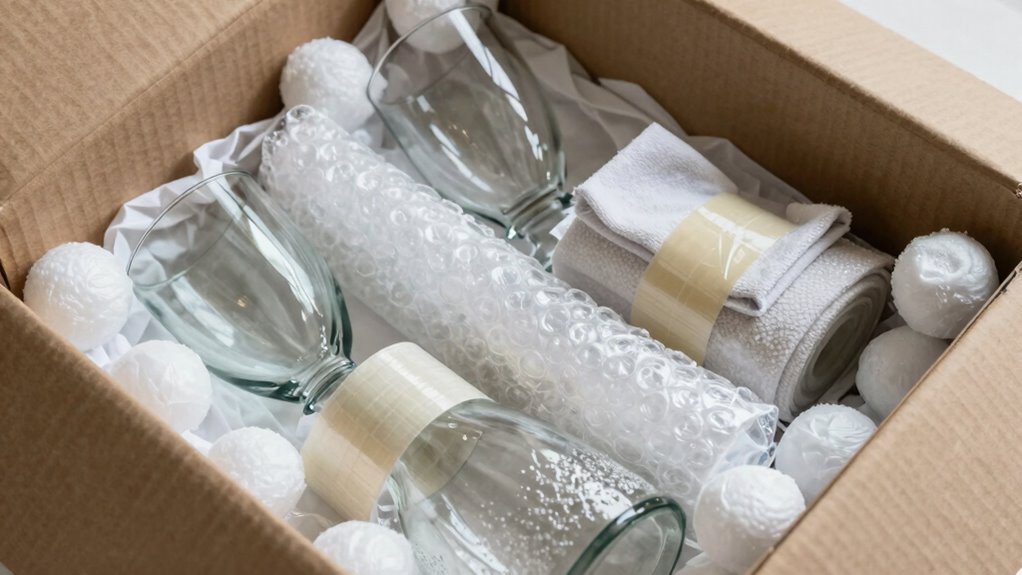 wrap cushion secure label