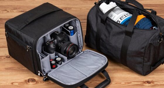 accessible compartments for gear