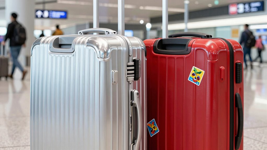 aluminum vs polycarbonate suitcases