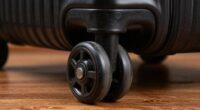 assessing suitcase wheel durability