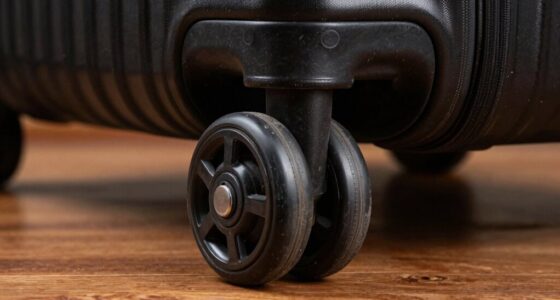 assessing suitcase wheel durability