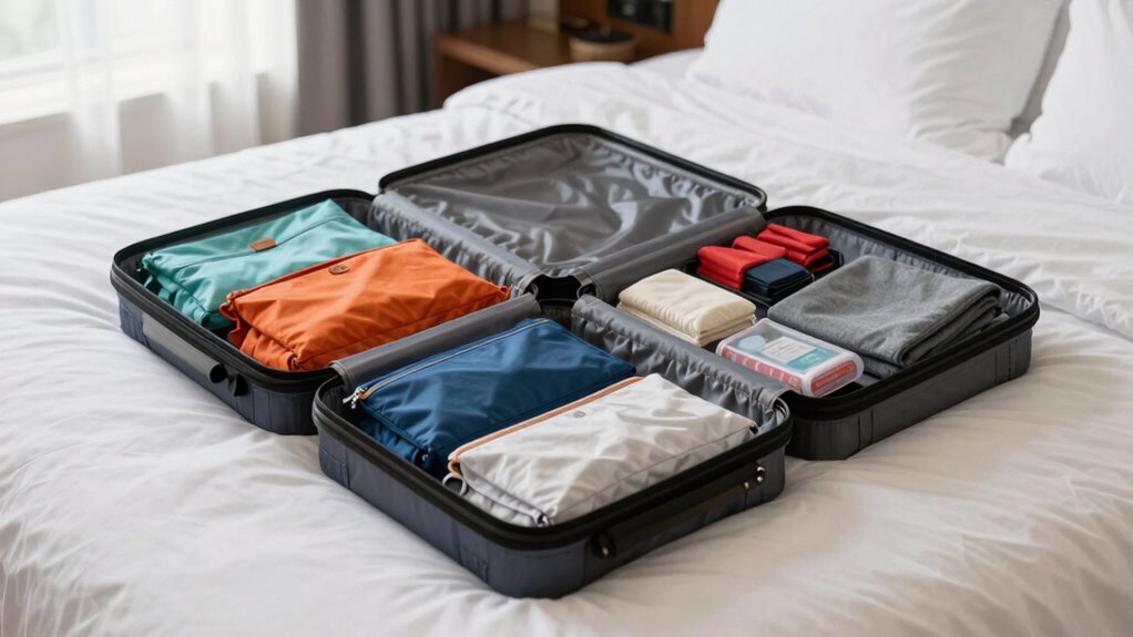 comfortable first night packing essentials