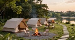 create a calm organized campsite