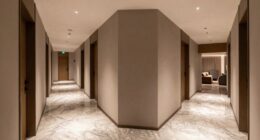 inefficient hotel floor plan