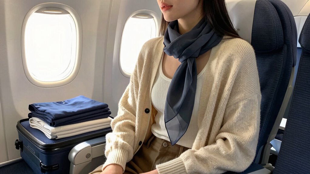 layered clothing for travel comfort