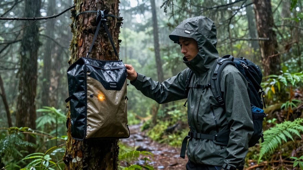 layered waterproof moisture management
