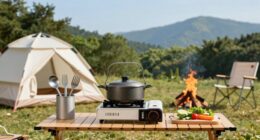 manage campsite cooking efficiently