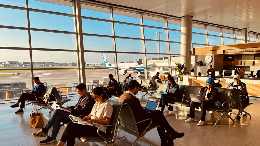 maximize comfort during layovers