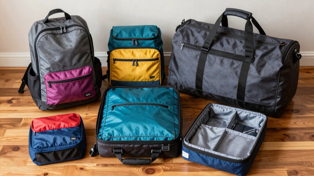 organized weatherproof travel packing