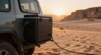 overlanding freezer power