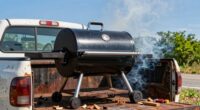 portable but cumbersome grilling