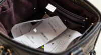 protect receipts in bag