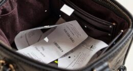 protect receipts in bag