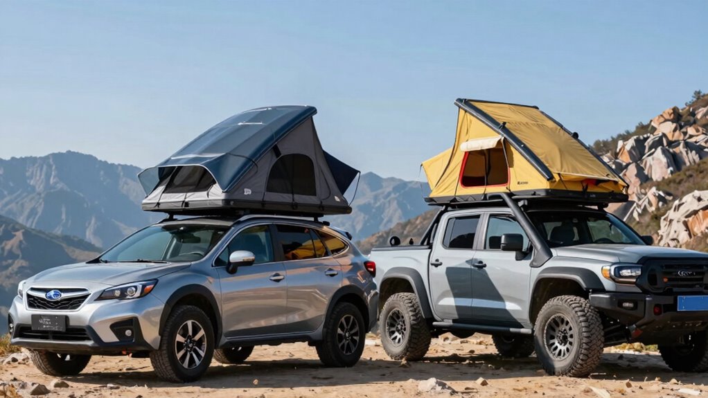 rooftop tent style comparison