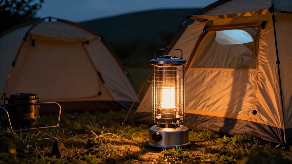 safe camping heater practices
