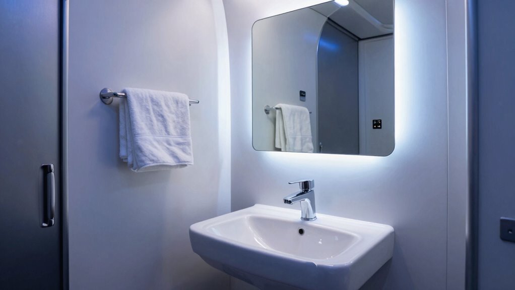 strategic restroom breaks during flights