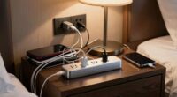strategically position portable chargers