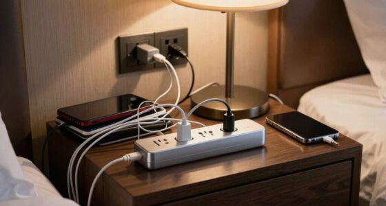 strategically position portable chargers