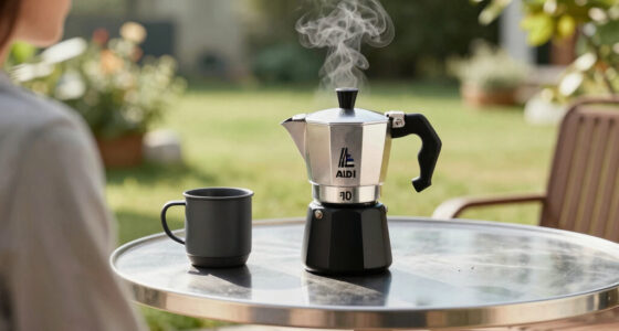 ALDI's New $10 Moka Pot Is the Designer-Look Coffee Upgrade That Belongs on Every Modern Kitchen Counter