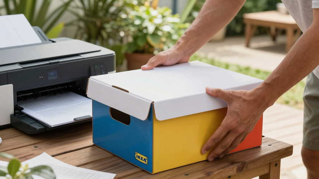 IKEA Storage Box Just Happens To Make Great Printer Cover