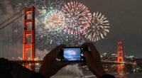 Golden Gate Bridge Fireworks