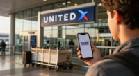 United Airlines Trump Airport
