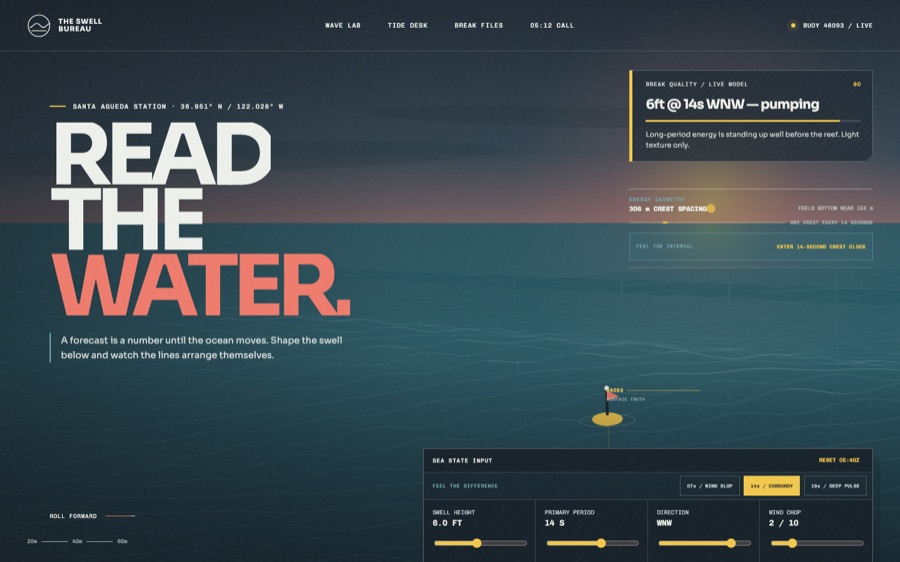 The Swell Bureau — Dawn Patrol Forecast Station
