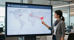 Singapore Airlines Surges In Global Coverage
