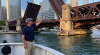 Chicago River Bridge Gets Stuck After Lifting For Boat To Pass - AP News
