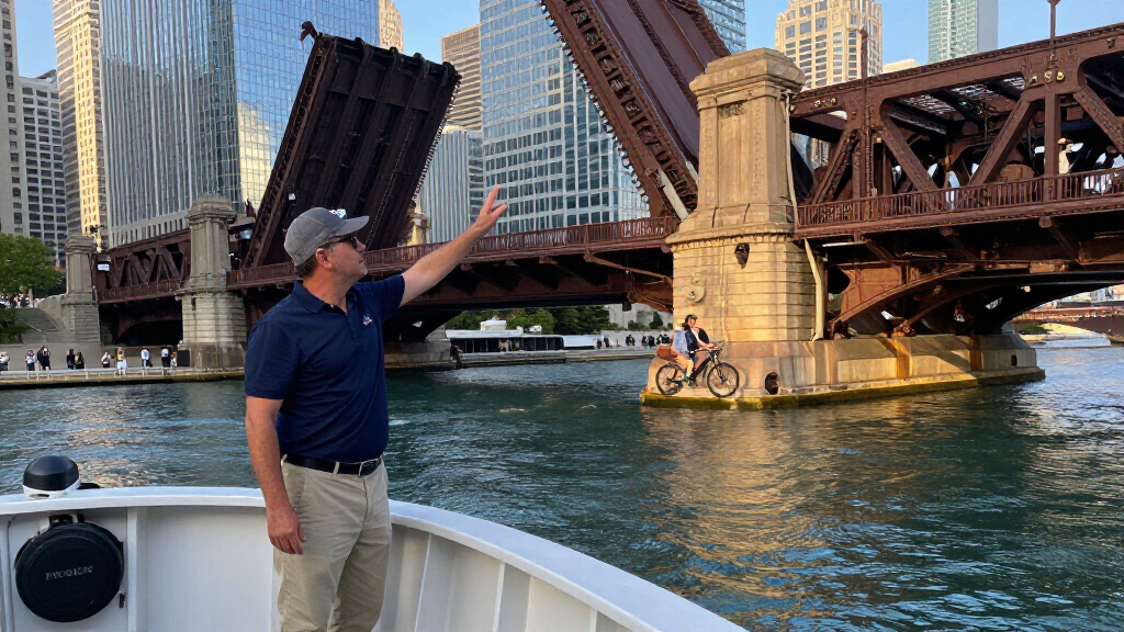 Chicago River Bridge Gets Stuck After Lifting For Boat To Pass - AP News