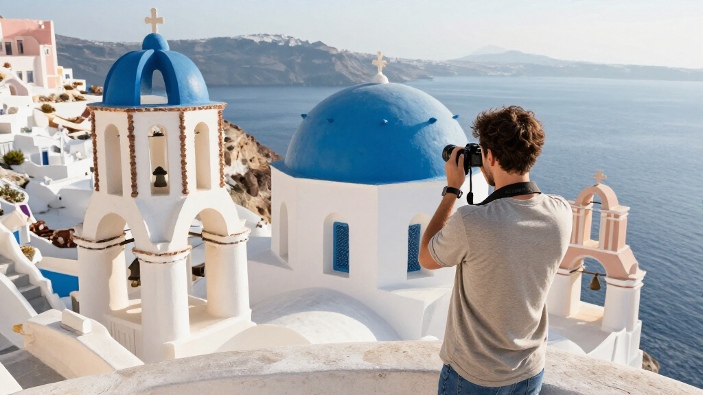 Santorini, Perifereia Notiou Aigaiou, Greece Surges In Global Coverage